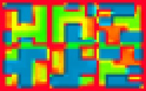 RED BORDELINE, 2014, (digitalt billede) af Peter McClure
