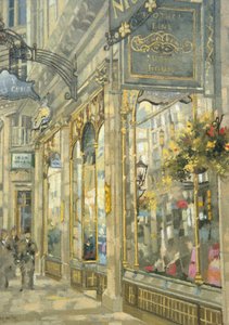The Savoy Taylors Guild - The Strand (olie på lærred) af Peter Miller