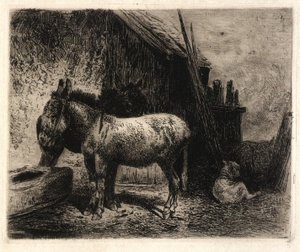 (Æsler og får) af Peter Moran