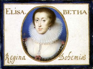 Portræt af Elizabeth, dronning af Bøhmen