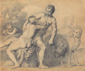 Venus og Adonis af Peter Oliver
