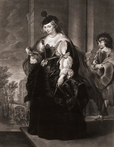 Helena Fourment eller Helene Fourment. Portræt. af Peter Paul (after) Rubens