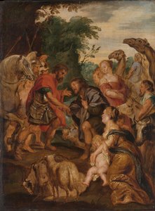 Forsoningen mellem Jakob og Esau af Peter Paul Rubens (after)