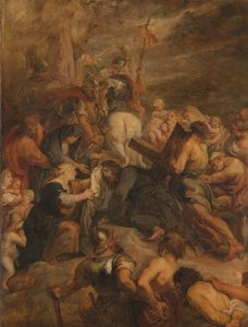 Kristus på vej til Golgata af Peter Paul Rubens (workshop of)