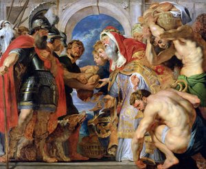 Abraham og Melkisedek af Peter Paul Rubens