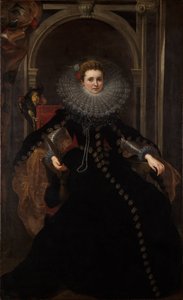 Portræt af Veronica Spinola Serra af Peter Paul Rubens