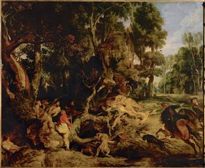 Boarhunt af Peter Paul Rubens
