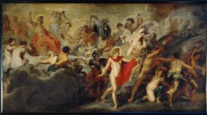 Gudernes råd om de spanske ægteskaber af Peter Paul Rubens