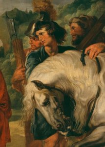 Decius Mus underkaster sig sin skæbne. af Peter Paul Rubens