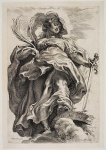 Den hellige Katharina af Alexandria af Peter Paul Rubens