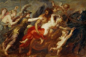 Voldtægt af Proserpina af Peter Paul Rubens
