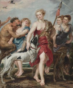 Diana og hendes nymfer på vej på jagt, ca. 1615 af Peter Paul Rubens