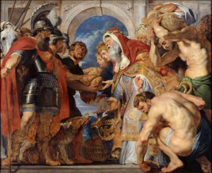 Mødet mellem Abraham og Melkisedek af Peter Paul Rubens
