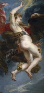 Kidnapningen af ​​Ganymedes. 1636-38 af Peter Paul Rubens