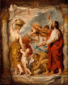 Die Mannalese. Um 1626-27 af Peter Paul Rubens