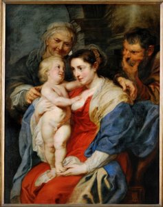 Den hellige familie med Saint Anne af Peter Paul Rubens