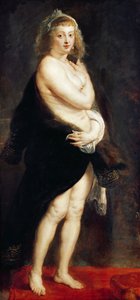Helena Fourment i pelsbind, 1636-38