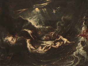 Helt og Leander, c.1604 af Peter Paul Rubens