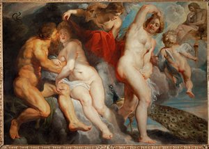 Ixion, Lapithernes konge, bedraget af Juno (maleri på lærred) af Peter Paul Rubens