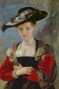 Le chapeau de Paille. Portræt af Susanna Lunden (?). Sandsynligvis 1622-25 af Peter Paul Rubens
