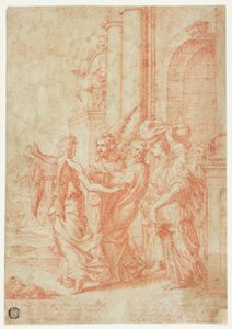 Lot og hans familie ledte ud af Sodoma af Peter Paul Rubens