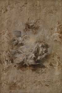 Flere skitser til banketloftet af Peter Paul Rubens
