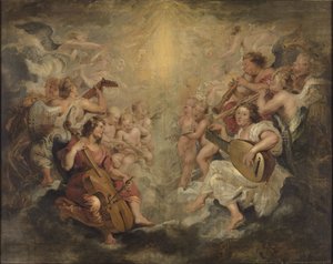 Musikskabende engle af Peter Paul Rubens