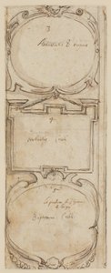 Ornamentale rammer (verso af Creation of Animals), ca. 1610 af Peter Paul Rubens