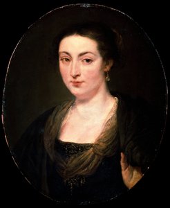 Portræt af Isabella Brant, c1615-1620. af Peter Paul Rubens