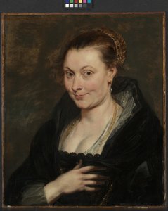 Portræt af Isabella Brant, c.1620-25 af Peter Paul Rubens