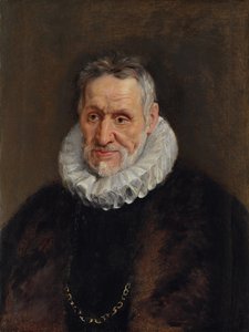Portræt af en skægget mand af Peter Paul Rubens