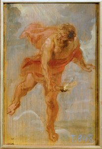Prometheus med ildbrænderen (maleri på træ) af Peter Paul Rubens