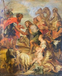 Esau og Jakobs forsoning af Peter Paul Rubens