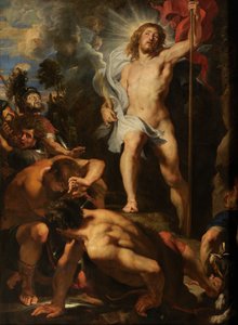Kristi opstandelse, ca. 1611-12 (olie på panel) af Peter Paul Rubens