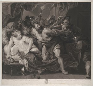 Samson tages til fange af Peter Paul Rubens