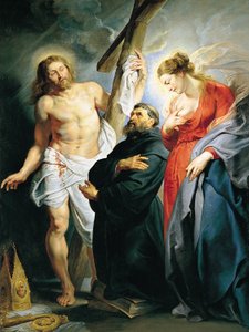 Saint Augustine mellem Kristus og Jomfruen af Peter Paul Rubens
