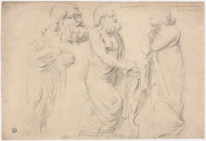 Studier af en romersk sarkofag af Peter Paul Rubens