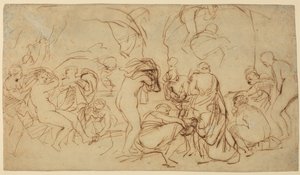 Studie til "Dianas bad" (rekto) af Peter Paul Rubens