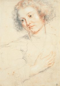 Studie af lederen af St. Apollonia (tegning) af Peter Paul Rubens