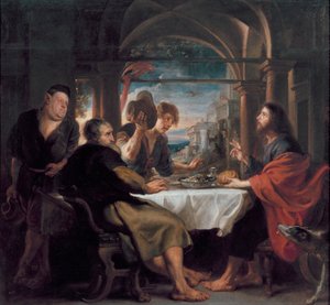 Nadver i Emmaus, ca. 1638 (olie på lærred) af Peter Paul Rubens