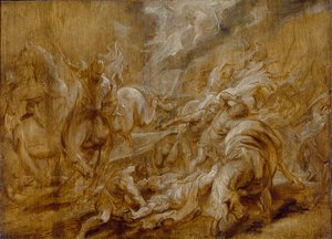 The Conversion of St Paul, c1616-1620 af Peter Paul Rubens