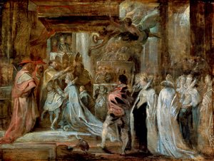 Kroningen af Marie de Medici, 1622. af Peter Paul Rubens