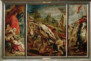 Ophøjelsen af korset af Peter Paul Rubens