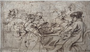 Herodes fest (recto) af Peter Paul Rubens