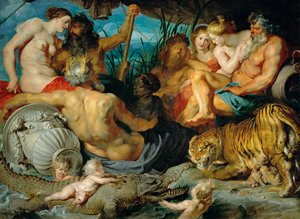De fire kontinenter, ca. 1615 (olie på lærred) af Peter Paul Rubens
