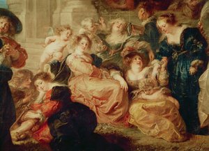 Kærlighedens Have (detalje af gruppen med Rubens