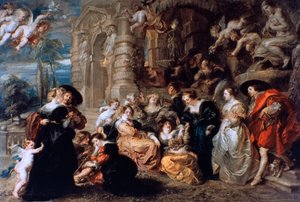 Kærlighedens Have, c1630 af Peter Paul Rubens