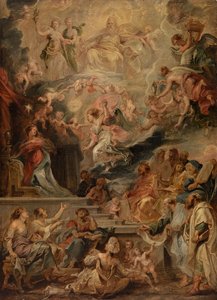 Inkarnationen som opfyldelse af alle profetierne af Peter Paul Rubens