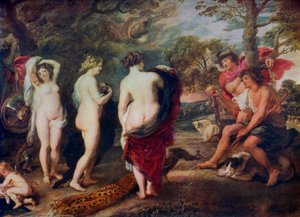 The Judgment of Paris, c1635-1638, 1912. af Peter Paul Rubens