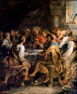 Den sidste nadver, c1630-1631. af Peter Paul Rubens